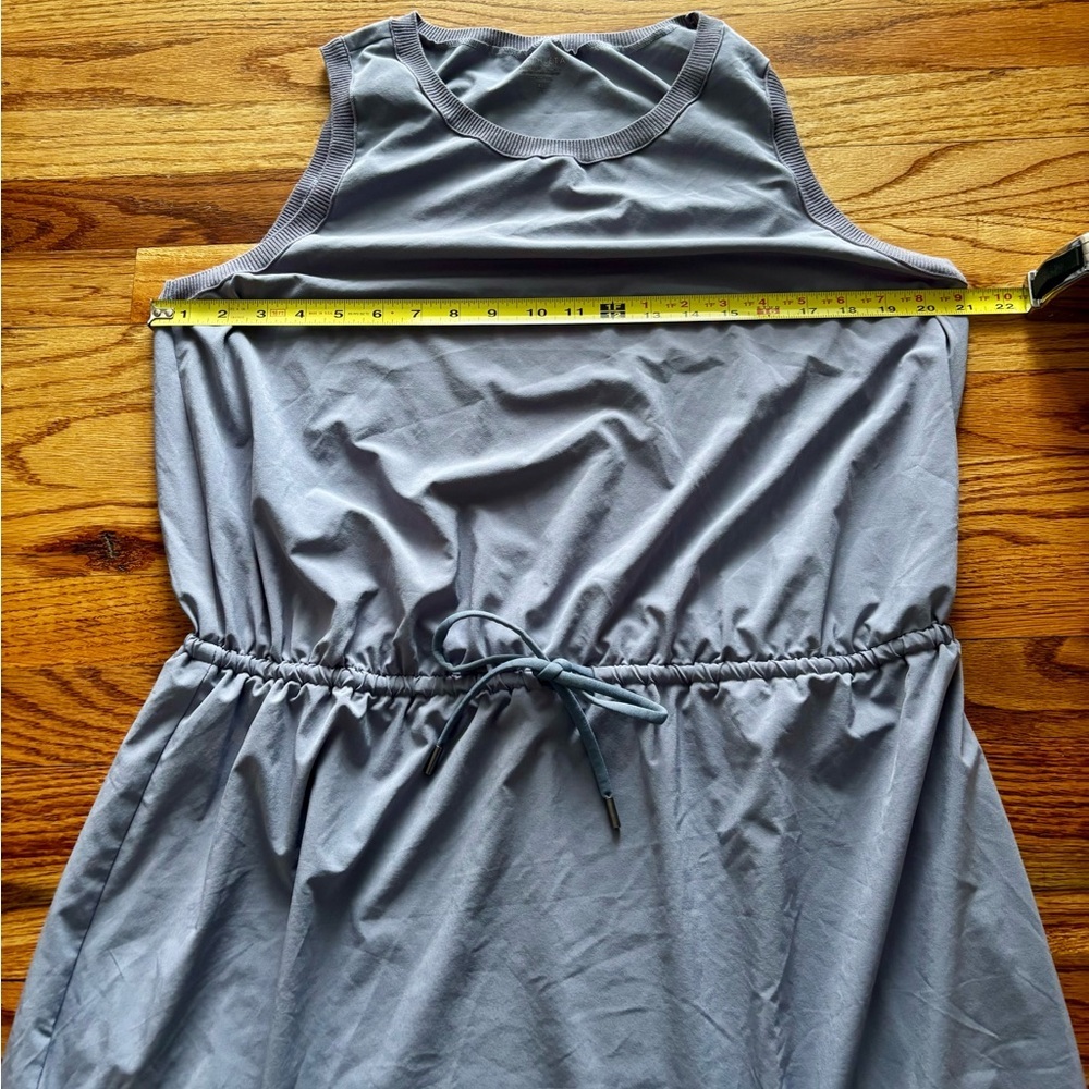 Athleta Rincon Dress - Gray Blue - XL Tall - Picture 5 of 9